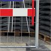 Barrera de 100 mm de altura para vallas de construcción Barrera de 1,60 m de longitud con curva especial | Bild 2