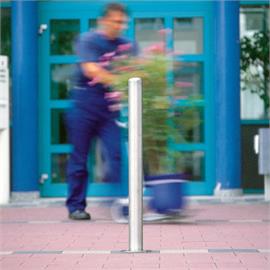 CITY-Poller MILANO, Edelstahl, Bodenplatte