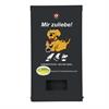 Dispensador de bolsas para excrementos de perro Snoopie para montaje en pared  RAL 7021 negro-gris