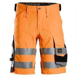 Pantalones cortos de alta visibilidad clase 1 naranja