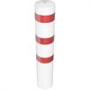 Pilona de acero tubular - Ø 273 x 5 mm fija, para colocar en el hormigón galvanizada en caliente / revestida de blanco | Bild 2