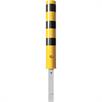 Pilona tubular de acero - Ø 152 x 3,2 mm desmontable, con cierre triangular amarillo / negro | Bild 3
