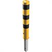 Pilona tubular de acero - Ø 152 x 3,2 mm desmontable, con cierre triangular amarillo / negro | Bild 4