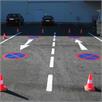 Pintura de señalización vial STRAMAT TM/56 azul tráfico en envase de 25 kg | Bild 6