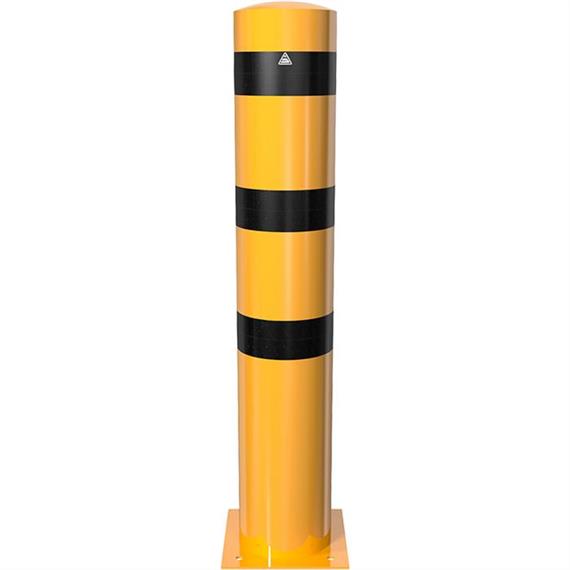 Pivote de acero tubular - Ø 273 x 5 mm para clavijas amarillo / negro