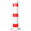 Pivote tubular de acero - Ø 193 x 3,6 mm para fijación con tacos galvanizado en caliente / recubierto de blanco | Bild 3