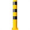 Pivote tubular de acero - Ø 152 x 3,2 mm para fijación con tacos amarillo / negro | Bild 3