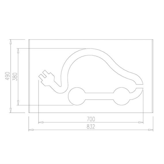 Plantilla para vehículos eléctricos