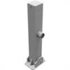 Poste de barrera de tubo de acero de 70 x 70 mm reversible, con cierre triangular a 500 mm del nivel del suelo | Bild 2