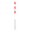 Poste de barrera tubo de acero 70 x 70 mm desmontable, con cerradura de cilindro de perfil | Bild 3