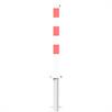 Poste de barrera tubo de acero 70 x 70 mm plegable, con cerradura de cilindro de perfil | Bild 3