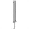 Poste de barrera tubo de acero 70 x 70 mm plegable, con cierre triangular | Bild 2