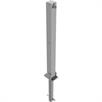 Poste de barrera tubo de acero 70 x 70 mm plegable, para candado | Bild 4