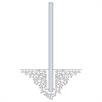 Poste de cierre MORION, fijo, Ø 60 mm, galvanizado en caliente | Bild 3