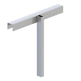 Poste de la valla de madera y parte superior