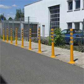 Poste flexible amarillo