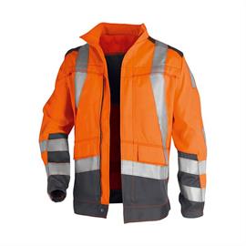 SAFETY 7 Chaqueta de trabajo de alta visibilidad PSA 3 - naranja/antracita