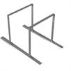 Soporte de bicicleta como sistema de hilera Soporte de inclinación de tubo de acero de 50 x 12 mm | Bild 4