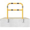 Soporte tubular de acero amarillo/negro con travesaño para montaje en pared | Bild 4