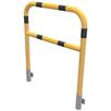 Soporte tubular de acero amarillo/negro con travesaño para montaje en pared | Bild 3