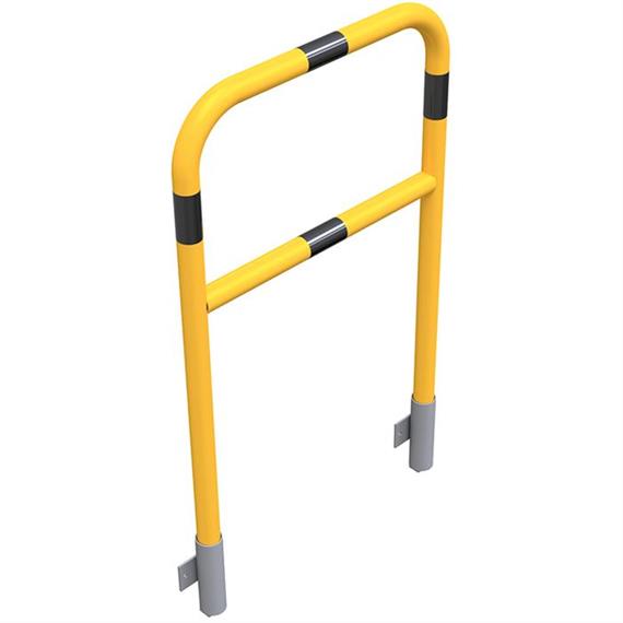 Soporte tubular de acero - Ø 48 x 2,5 mm con travesaño para montaje en pared