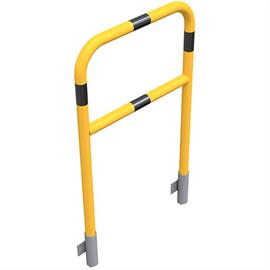 Soporte tubular de acero - Ø 48 x 2,5 mm con travesaño para montaje en pared