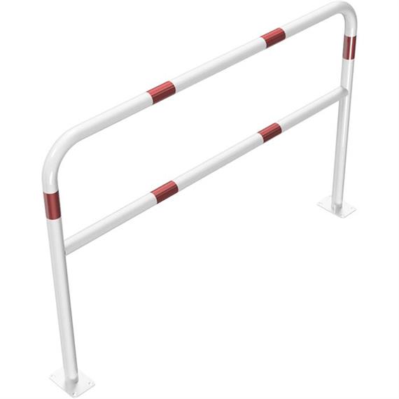 Soporte tubular de acero - Ø 48 x 2,5 mm con travesaño para la fijación de tacos