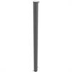 Tubo de acero de poste de barrera - Ø 76 x 2,6 mm fijo, para colocar en el hormigón galvanizado en caliente / revestido de blanco | Bild 2