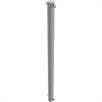 Tubo de acero de poste de barrera - Ø 76 x 2,6 mm fijo, para colocar en el hormigón galvanizado en caliente / revestido de blanco | Bild 4