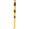 Tubo de acero del poste de la barrera - Ø 60 x 2,5 mm amarillo / negro | Bild 4