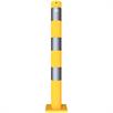 Tubo de acero del poste de la barrera - Ø 89 x 2,9 mm desmontable, extraíble amarillo / negro | Bild 3