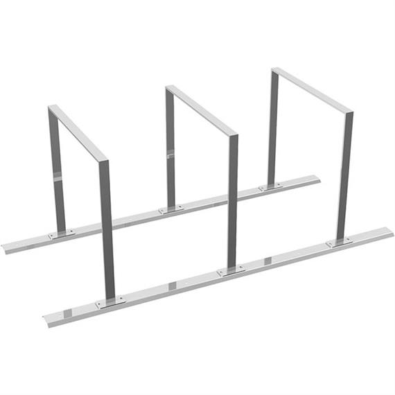 Jalgratta statiiv ridade süsteemina Kaldaosa terastorust 50 x 12 mm
