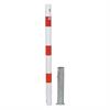 Tõkkepost terastorust - Ø 60 x 2,5 mm, eemaldatav profiili silindrilukuga