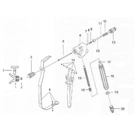 Vasktihendiga keeratav liitmik - airless püstol C 94N