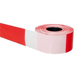 MORION Absperrband, rot-weiß