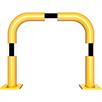 Arceau de protection amovible en tube d'acier - Ø 76 mm jaune / noir | Bild 3