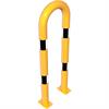 Arceau de protection en tube d'acier - Ø 76 mm jaune / noir
