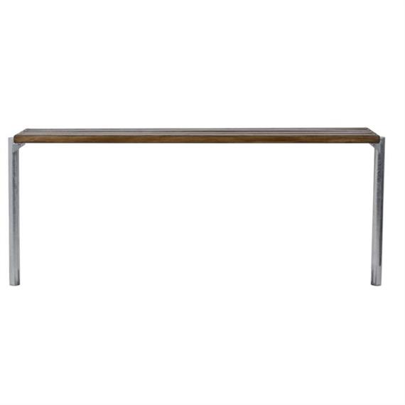 Banc avec éléments en bois L04