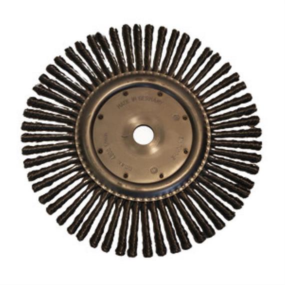 Brosse en fil d'acier - D300 mm, T = 6 mm
