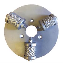 DIAKAT - Bush hammers Rodillo Plus G108 P4 - plaque de support incluse