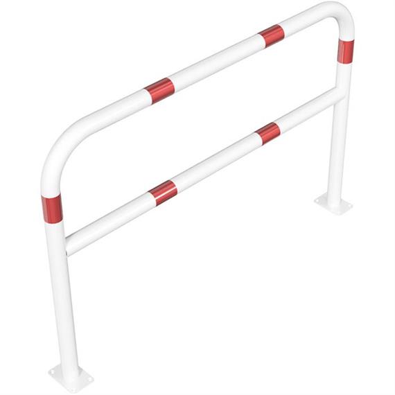 Etrier rond en tube d'acier - Ø 60 x 2,5 mm avec barre transversale pour fixation par chevilles