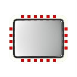 Miroir de circulation en acier inoxydable Basic - Lotos 450 x 600 mm
