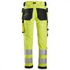 Pantalon stretch long avec poches holster, noir/jaune, classe haute visibilité 2 - Taille 44 | Bild 2