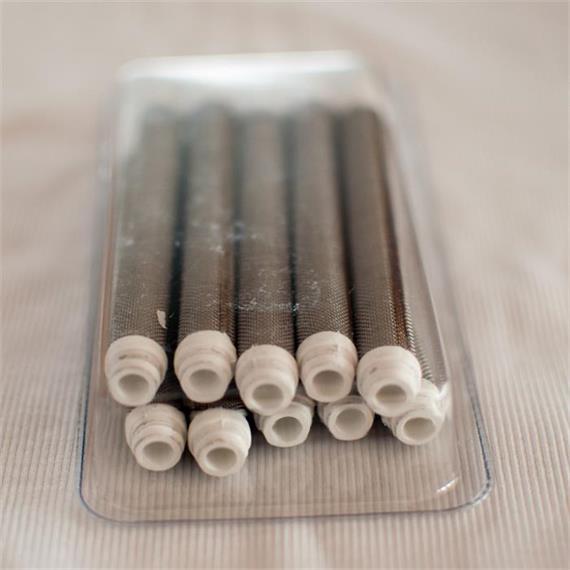 Pistolets à peinture 50 mesh filtre enfichable (blanc)