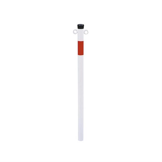 Poteau de délimitation en tube d'acier - Ø 42 x 2,5 mm fixe à bétonner