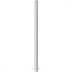 Poteau de délimitation en tube d'acier - Ø 76 x 2,6 mm fixe, à bétonner galvanisé à chaud / laqué blanc | Bild 3