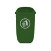 Poubelle Flexi sans colonne pour l'élimination des déjections canines  RAL 6002 vert feuillage