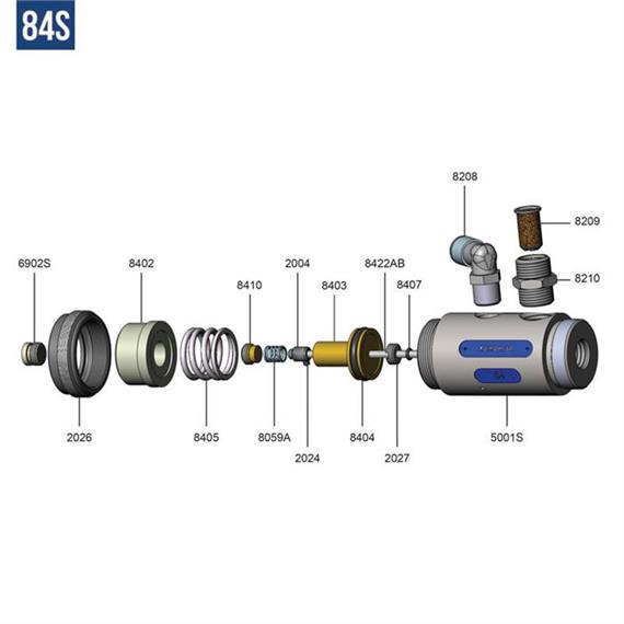 Raccordement matériel 3/8 ''a pour filtre 8209