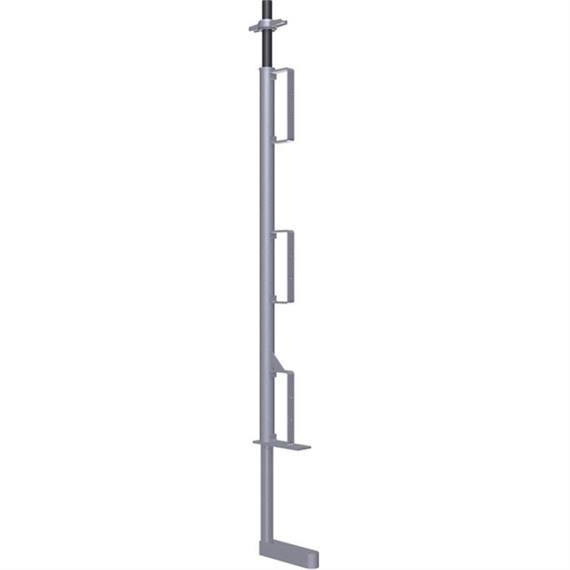 Serre-joint de garde-corps avec écrou à oreilles