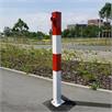 SESAM B, Sperrpfosten, 70 x 70 mm, rot-weiß | Bild 2